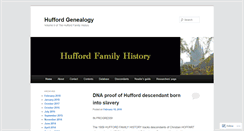 Desktop Screenshot of huffordgenealogy.com